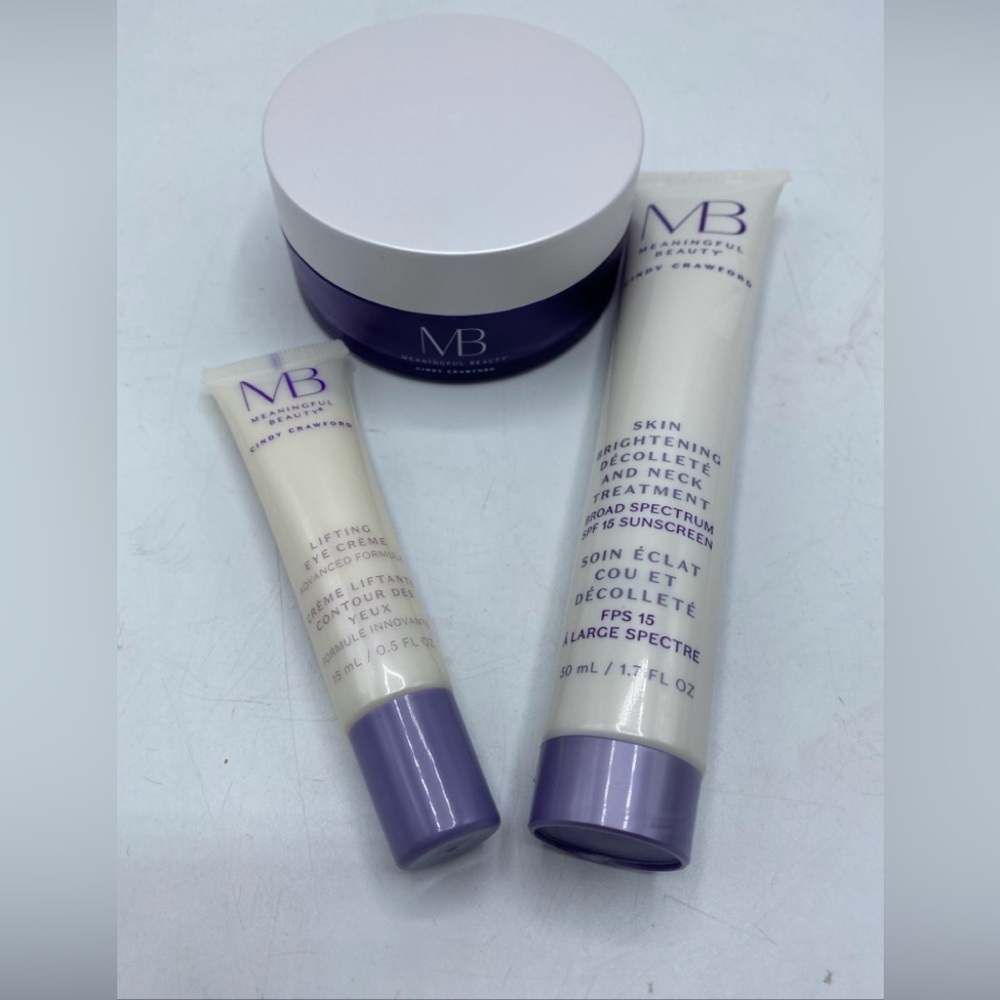 Meaningful Beauty MB Eye Masque Gel Pads Skin Brightening Neck Treatment Eye